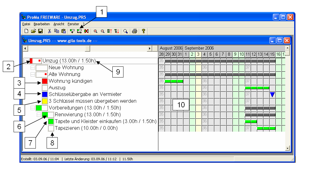 Screenshot ProMa Freeware